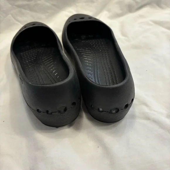 Crocs Women’s Black Prima Flats Size 9 - Picture 3 of 7